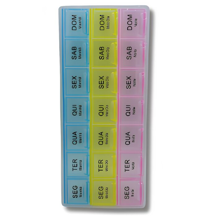 Organizador de Plástico para Remédios 21.5x9.3cm - Madô