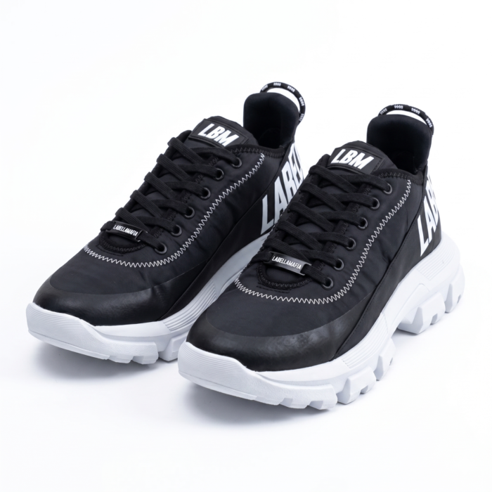 Tênis Feminino Labellamafia Chunky Tratorado - Preto e Branco