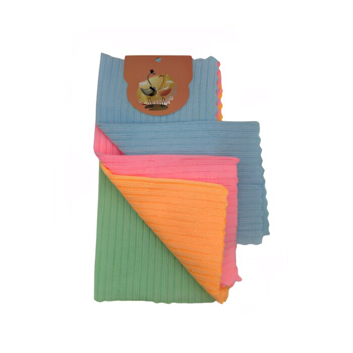 Kit com 4 Panos de Limpeza Multiuso Poliéster 30x30cm - Madô