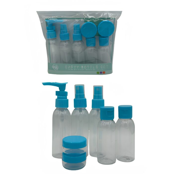 Kit Viagem com 7 Peças de Plástico - Madô