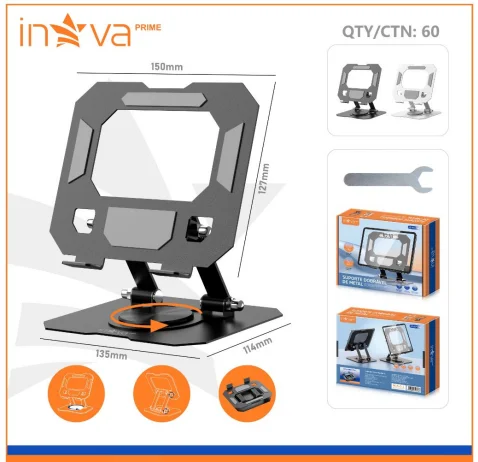 Suporte Dobrável 360 Graus KV754 - Innova