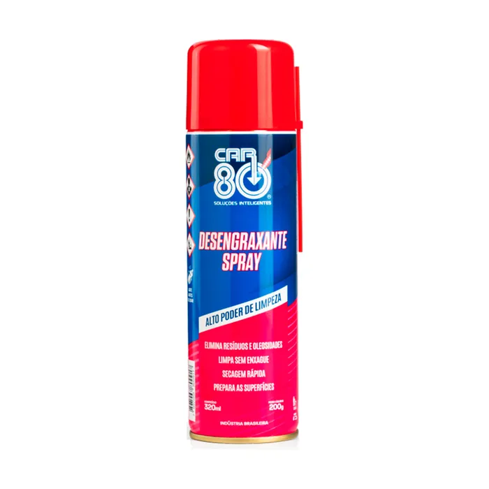 Desengraxante Spray Alta Limpeza Car 80 (320ml/200g)