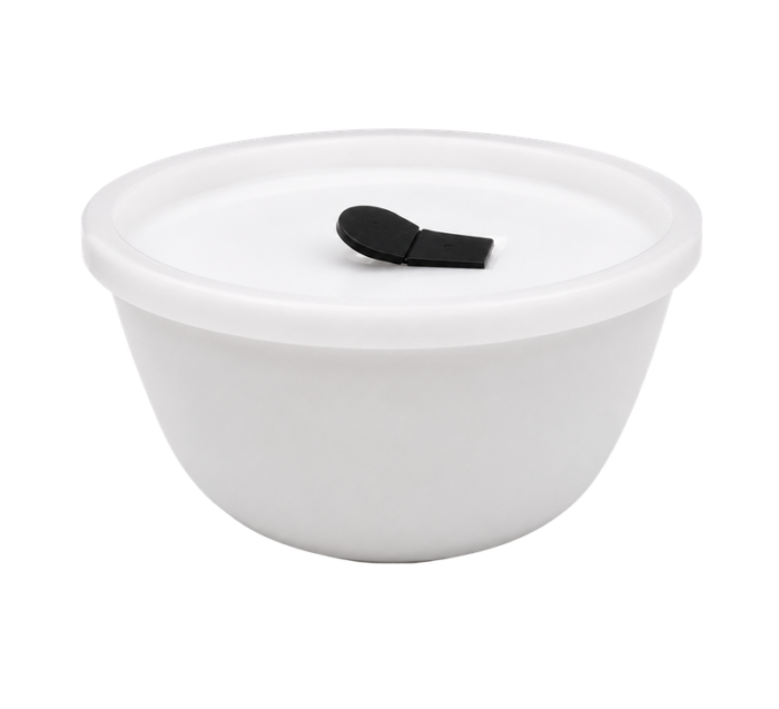 Tigela de Vidro Opaline com Tampa 500ml