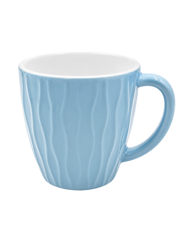 Caneca de Vidro Opalino 200ml - Powder Blue