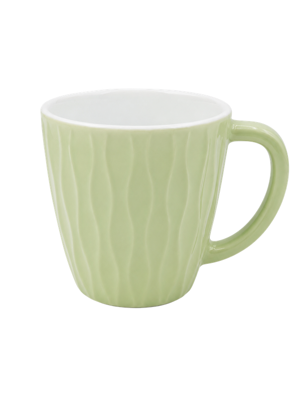 Caneca de Vidro Opalino 200ml - Soft Green