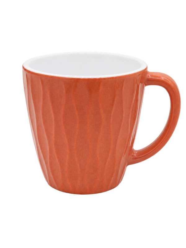 Caneca de Vidro Opalino 200ml - Sunset Orange