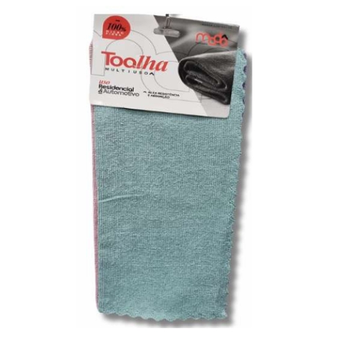 Kit 5 Toalhas de Microfibra Limpeza Automotiva e Casa 30x30cm