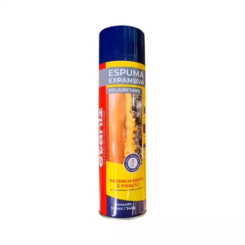 Espuma Expansiva de Poliuretano Etaniz Spray 500ml