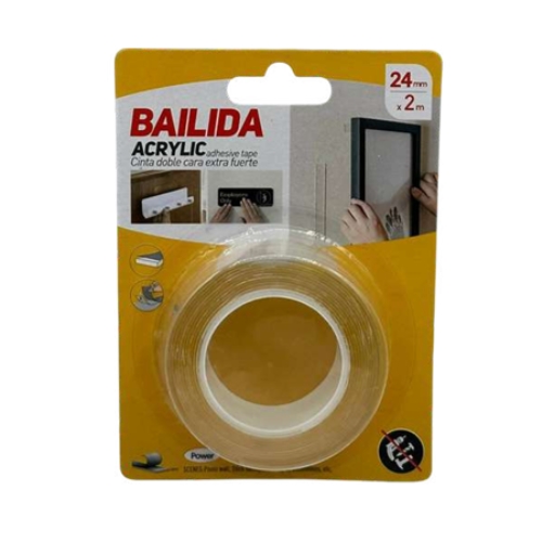 Fita Dupla Face Transparente Nano Gel 24mm x 2m