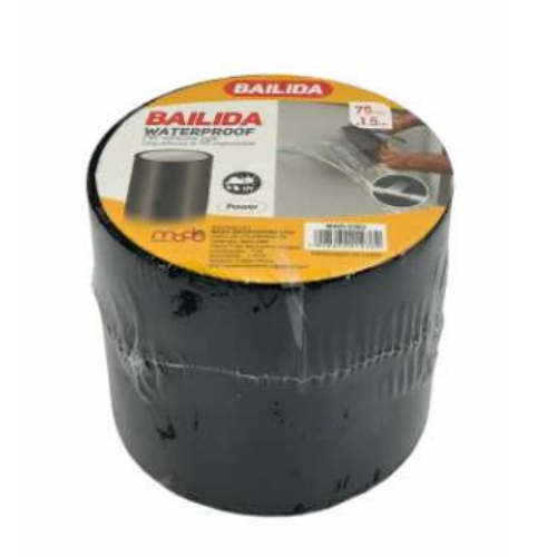 Fita Isolante Impermeável Larga em Rolo 75mm x 1,5m