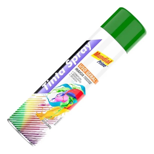 Tinta Spray Mundial Prime Uso Geral 400ml - Verde Escuro