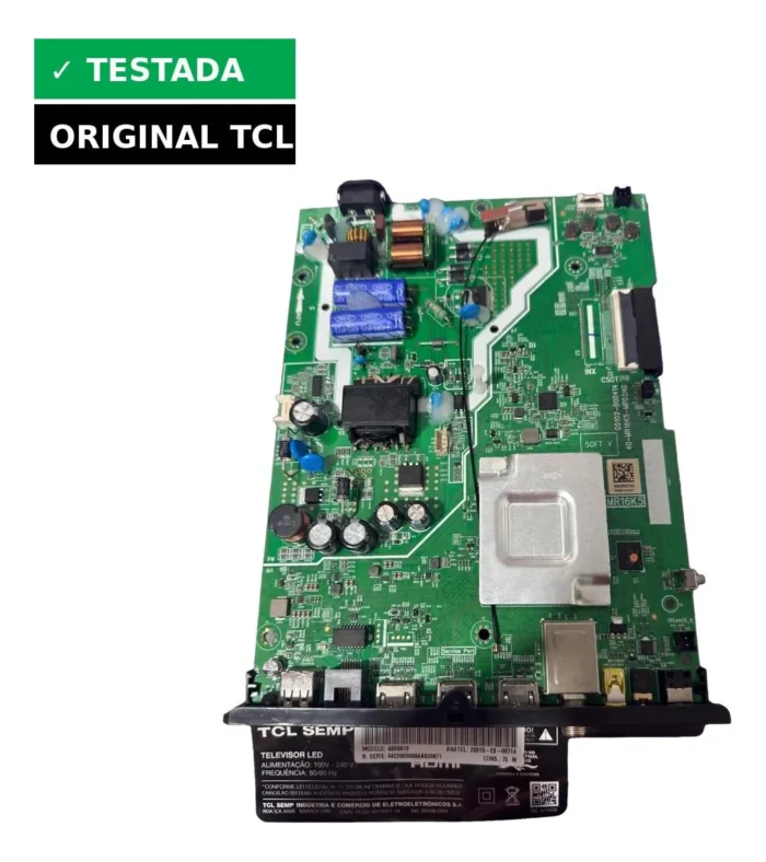 Placa Principal TV Semp TCL 43R6610 ID 017 - Nova e Original