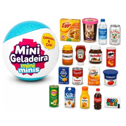 Bola Surpresa Mini Geladeira Mini Minis
