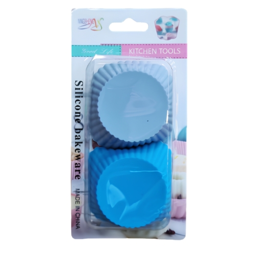 Conjunto 6 Formas de Silicone para Cupcake 5,5cm