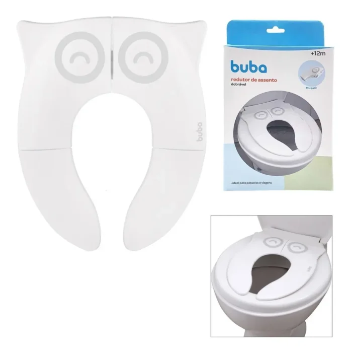 Redutor de Assento Infantil Dobrável Buba – Adaptador de Vaso Sanitário para Desfralde