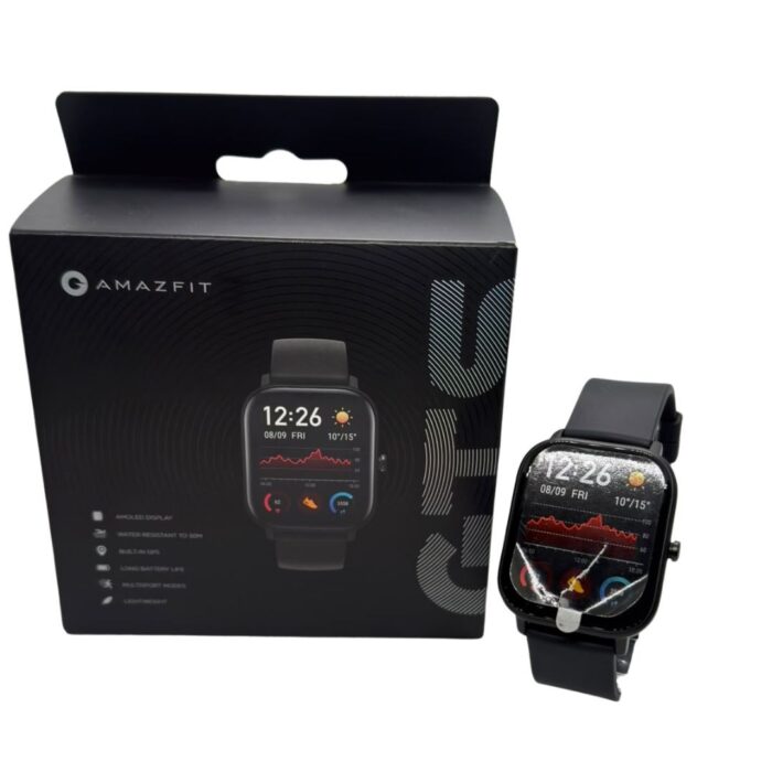 Smartwatch Amazfit GTS 1,65" AMOLED GPS 5ATM Bluetooth A1914 - Preto