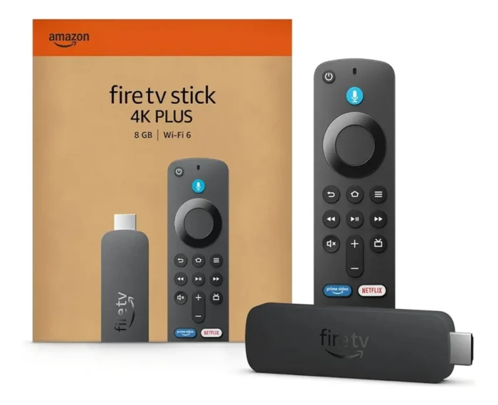Amazon Fire TV Stick 4K Plus com Wi-Fi 6 e Alexa - Streaming 4K Ultra HD
